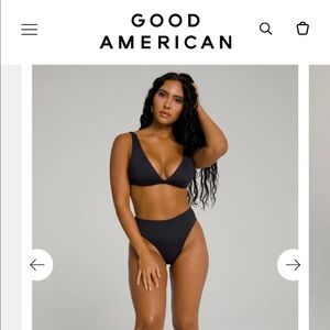 Good American never worn good waist cheeky bathing suit bottom